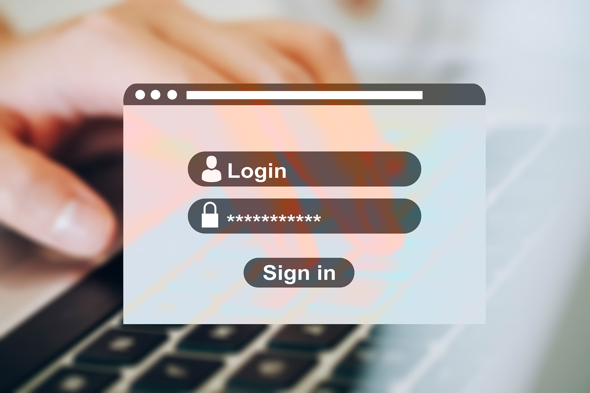 Generic Login screen Generic Login screen