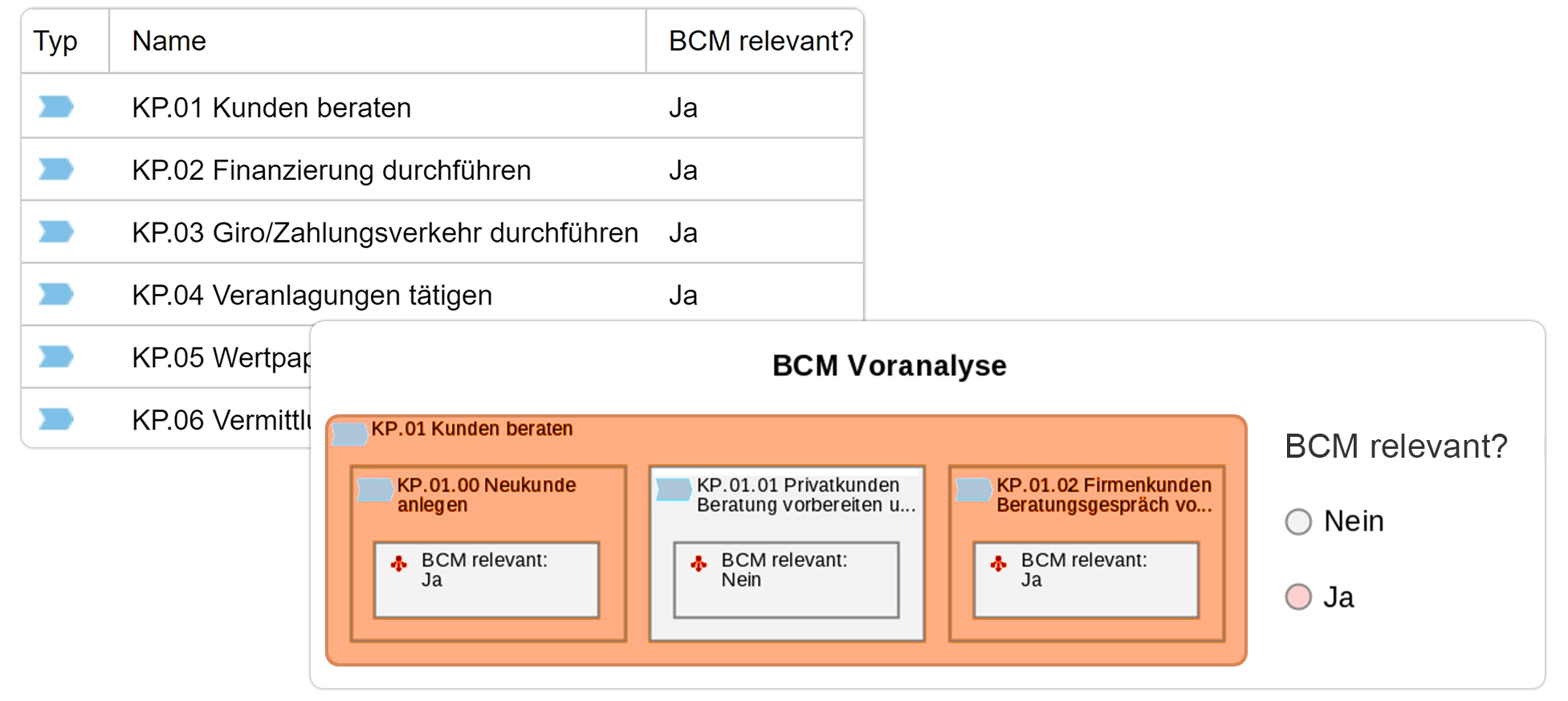 Übersicht der BCM-Kernprozesse
