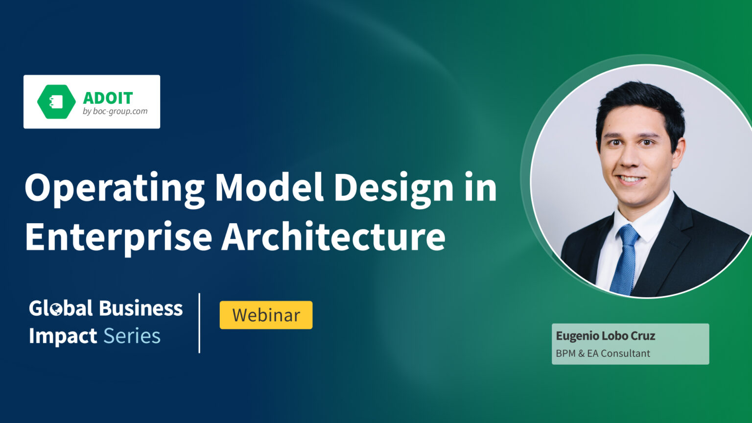 Operating Model Design in Enterprise Architecture - www.boc-group.com