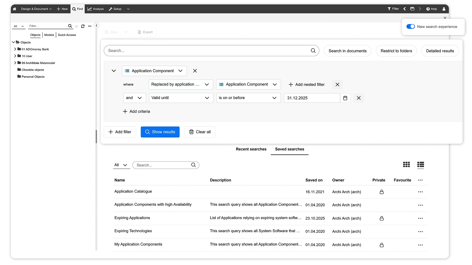 ADOIT 18 – New search