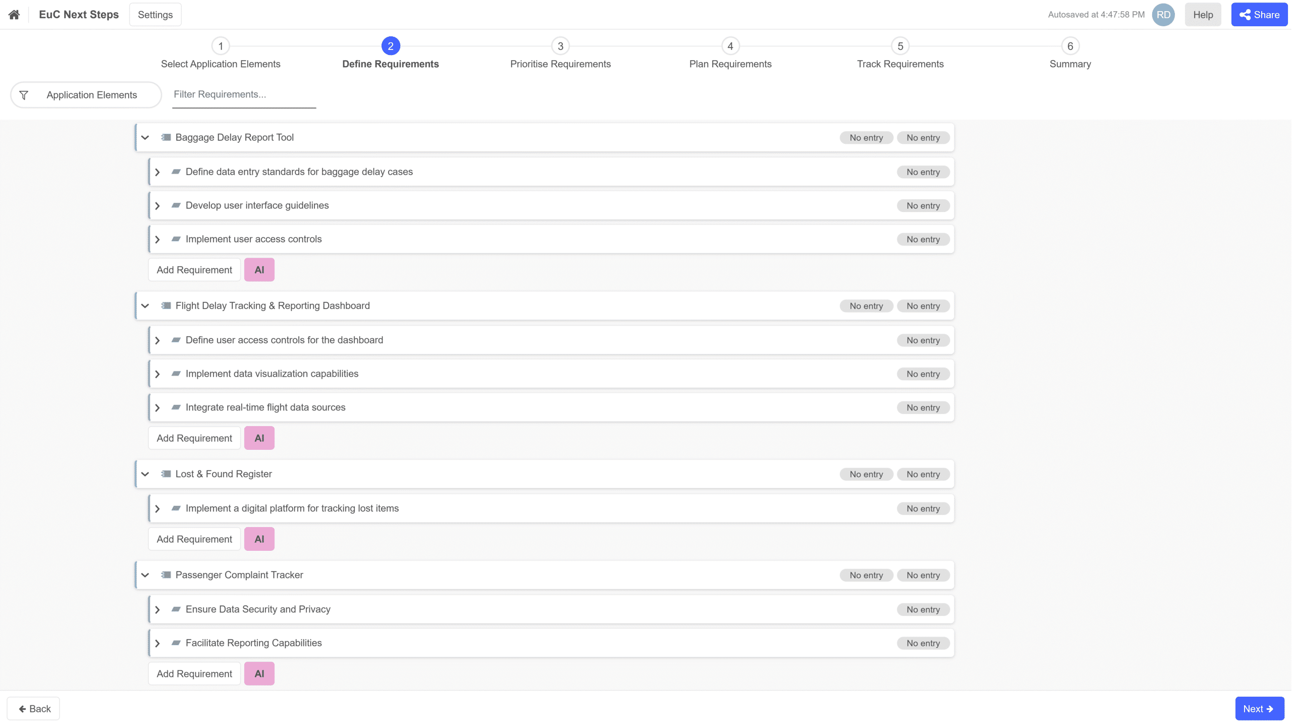 Shape how each tool should evolve