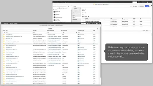 Automated versioning and archiving