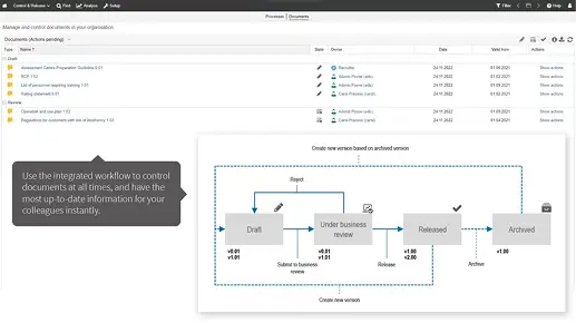 Transparent and standardized workflows