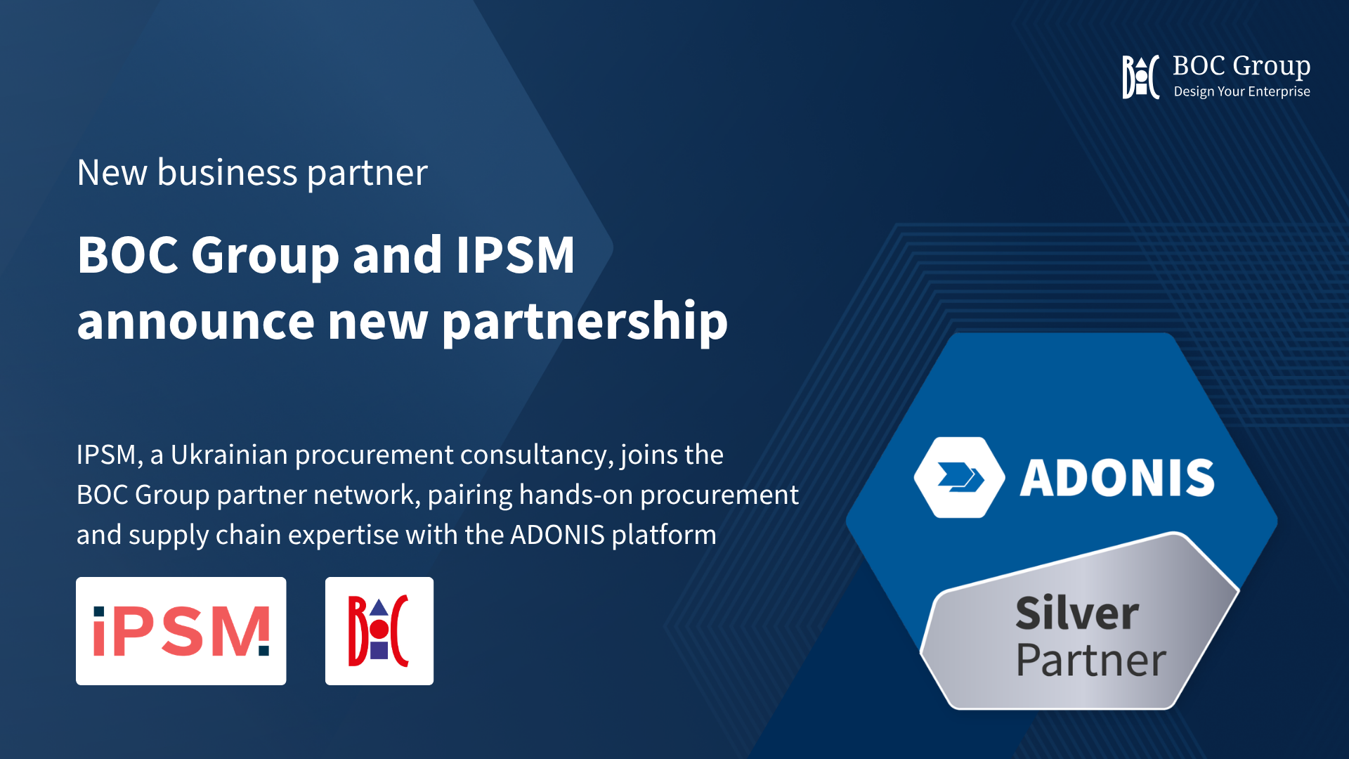 BOC Group and IPSM announce new partnership BOC Group and IPSM announce new partnership