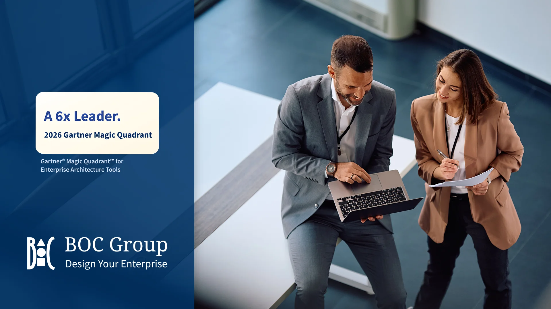 BOC Group po raz szósty z rzędu Liderem w raporcie Gartner® Magic Quadrant™ dla narzędzi do architektury korporacyjnej BOC Group po raz szósty z rzędu Liderem w raporcie Gartner® Magic Quadrant™ dla narzędzi do architektury korporacyjnej