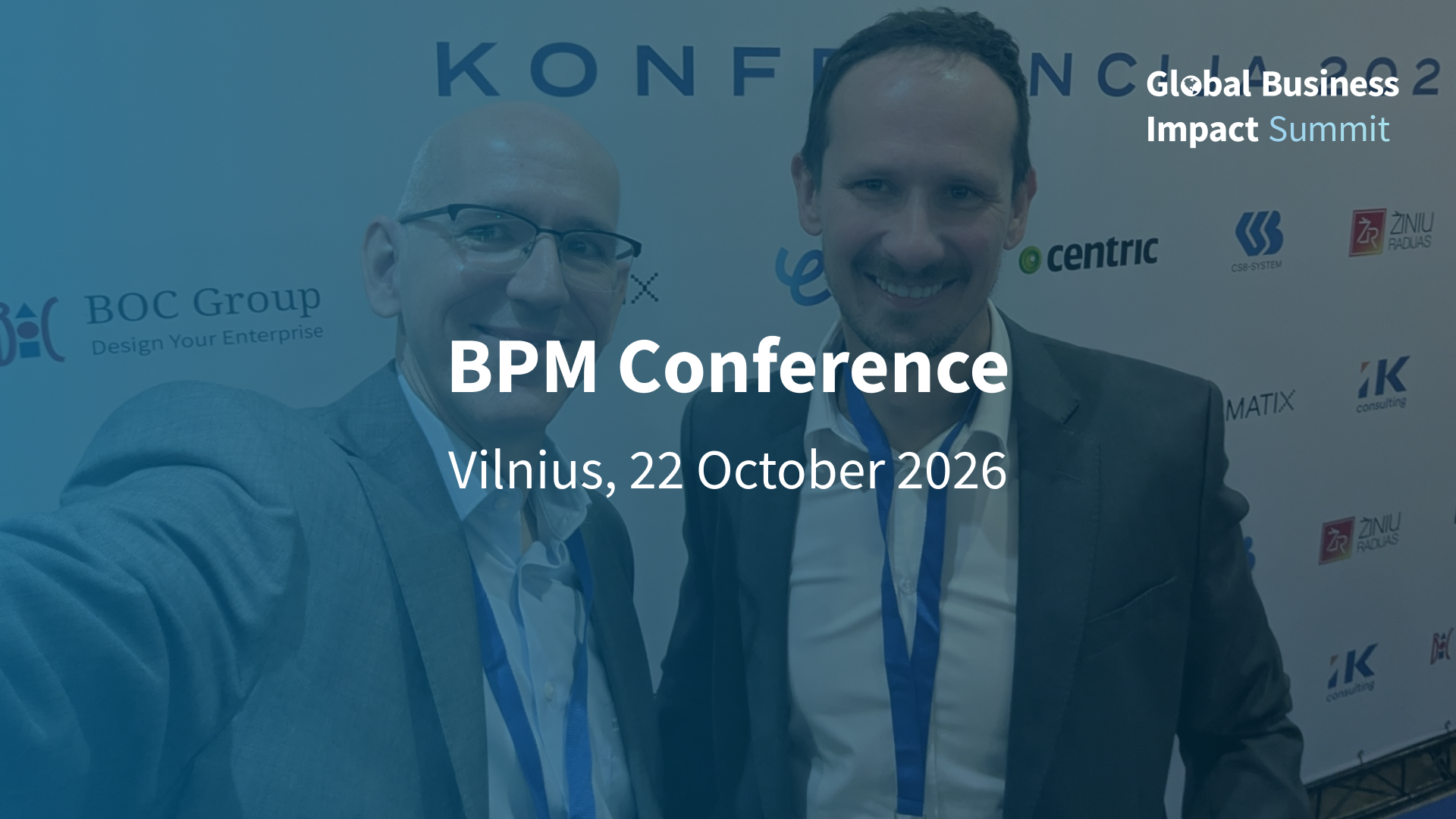 AI in process management – BOC Group at the BPM Conference in Vilnius